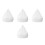 4Pcs White Lazy Sofa Inner Liners Mesh Fabric No Filler Replacement 4