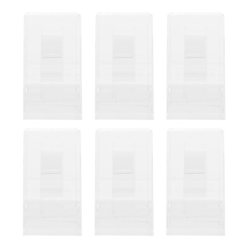 12Pcs Clear Square Watch Gift Boxes with Durable Portable Watch Holder