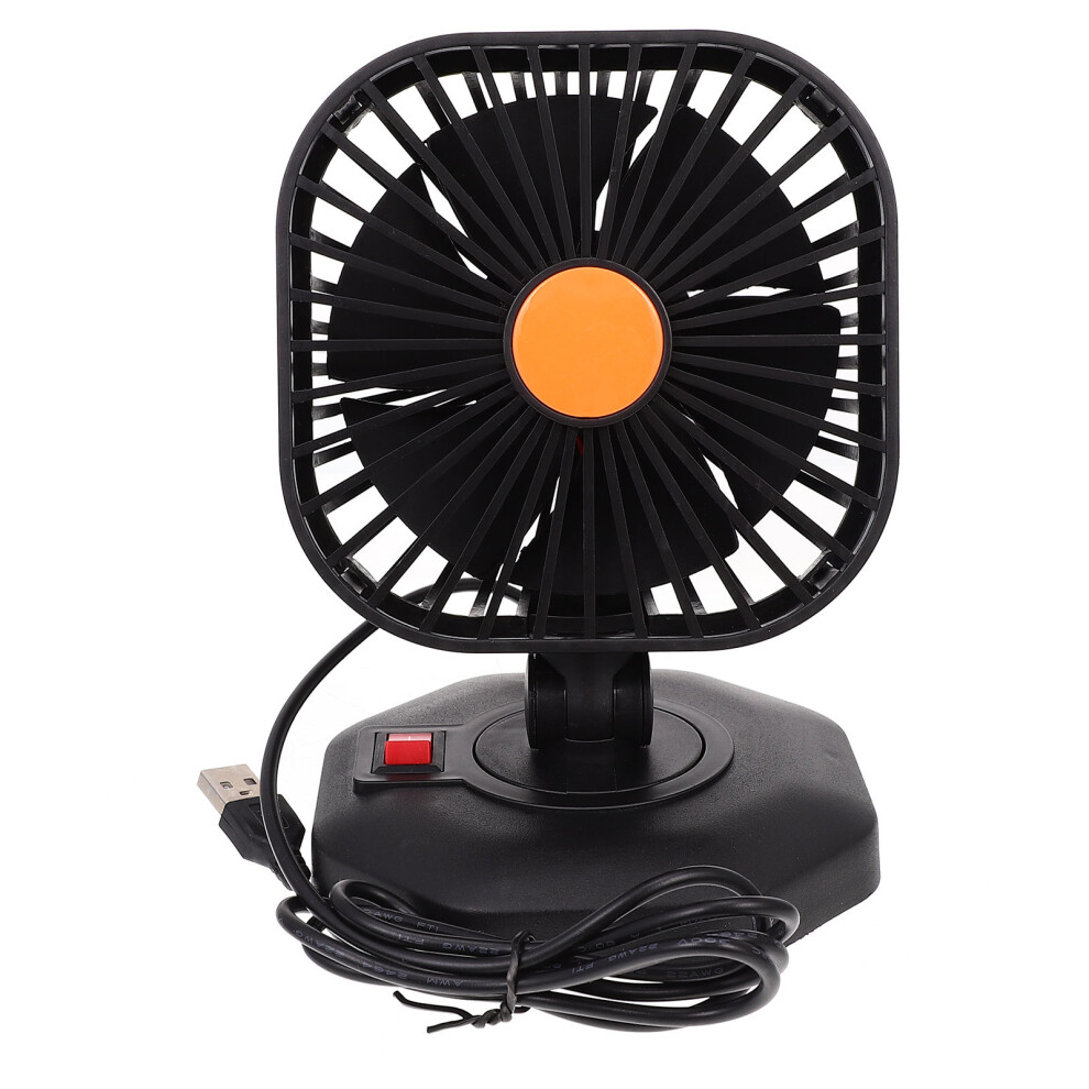 4Pcs Car Usb Fan Small Silent Cooling Fan For Vehicle Summer Use 3631552477889
