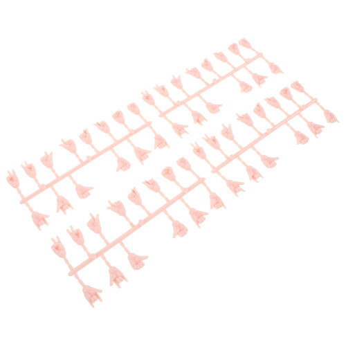 20Sets Miniature Beige Doll Hands Plastic Material for Doll Making 2