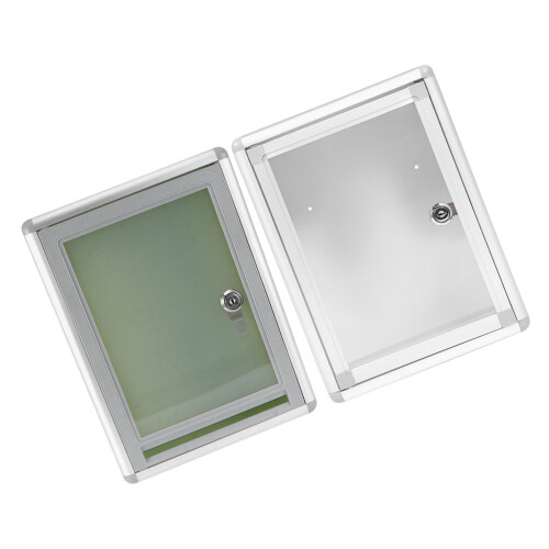 4Pcs Wall Mounted Locking Mailbox Multi-Use Acrylic Aluminum Box 2