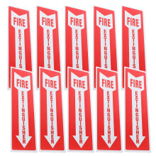 30 Pcs Adhesive Fire Extinguisher Signs Stickers For Restaurant