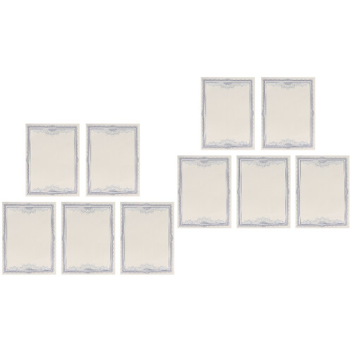 2 Sets A4 Paper Inner Core Child Blank Certificate 12k Page 2