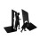 2 Sets Iron Bookend For Shelves Creative Book Storage Stopper 3