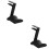 2pcs Headphone Hanger Computer School Bag Rack Metal 6