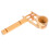 4Pcs Khaki Bamboo Castanet Clapper Educational Percussion Instrument 3
