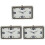 3 Count Timer Analog Clock Car Self-Adhesive Interior Decorative 5