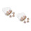 20Pcs Multi Color Heart Shaped Thumbtacks Decorative Push Pins 3