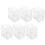 12Pcs Clear Square Watch Gift Boxes with Durable Portable Watch Holder 9