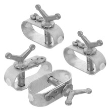 16Pcs Steel Cable Tightener Tool A3 Steel Silver for Agricultural Use