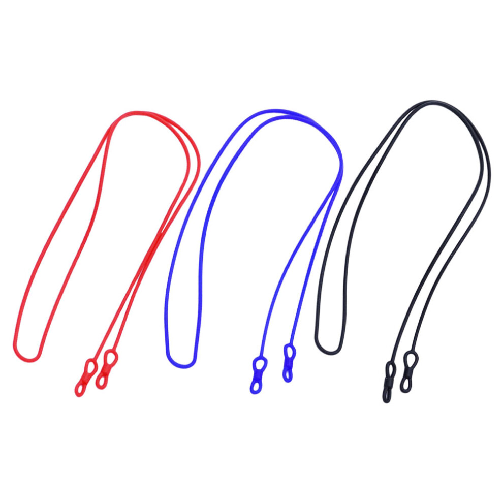 Inoomp 3 Pack Kids Glasses Strap Spectacles Cord Silicone Straps Eyeglasses