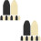 20 Pcs Cover Bow Accessories Plastic Piece Plastic 9