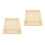 2Pcs Multi-Compartment Cutlery Storage Organizer Beige Plastic Tray 3