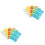 2 Pcs Network Cable Label Sticker Cord Labels Stickers Identification 2