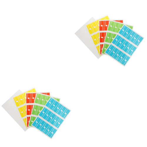 2 Pcs Network Cable Label Sticker Cord Labels Stickers Identification 1
