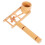 4Pcs Khaki Bamboo Castanet Clapper Educational Percussion Instrument 2