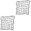 2Sets Elastisches Gepäcknetz Mit 6 Haken, -Ladungsnetz 3