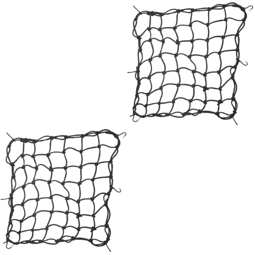 2Sets Elastisches Gepäcknetz Mit 6 Haken, -Ladungsnetz 2