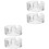 4Pcs Practical Glass Fermentation Lids Easy Grip Weights for Jars 4