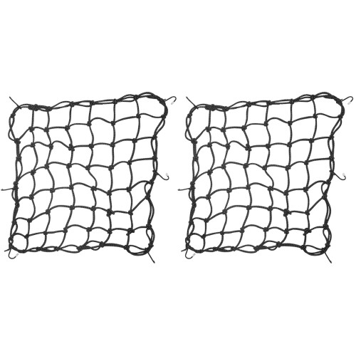 2Sets Elastisches Gepäcknetz Mit 6 Haken, -Ladungsnetz 1