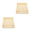 2Pcs Multi-Compartment Cutlery Storage Organizer Beige Plastic Tray 5