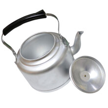 Small Aluminum Teapot with Handle Silver Heat Resistant Kettle