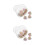 20Pcs Multi Color Heart Shaped Thumbtacks Decorative Push Pins 5