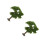 2Pcs Miniature Plastic Trees For Diy Sand Table And Train Scenery 6