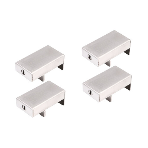 Window Lock For Kids Silver Adjustable Spacing 4pcs 2