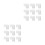 20 Pcs Plastic Fish Tank Elbow Hose Water Pipe Connector 6
