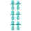 3Pcs Durable Silicone Baby Fork and Spoon Green Infant Dinnerware Set 4
