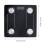3Pcs Black Digital Body Scales Durable Accurate Bathroom Use 1