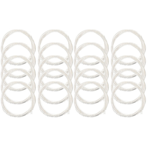 20Packs White Nylon Guitar Strings Acoustic Folk Replacement Kit 1