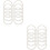 20Packs White Nylon Guitar Strings Acoustic Folk Replacement Kit 6