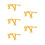 5Pcs Universal Beekeeping Frame Clamp Durable Stainless Steel Yellow 4
