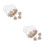 20Pcs Multi Color Heart Shaped Thumbtacks Decorative Push Pins 7