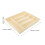 2Pcs Multi-Compartment Cutlery Storage Organizer Beige Plastic Tray 9