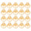 40 Sets Belt Ring Monk Head Buckle Bags Pacifier Nails Copper 11