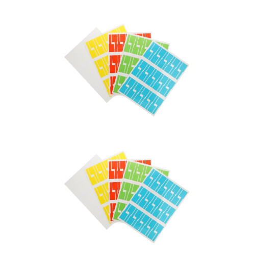 2 Pcs Network Cable Label Sticker Cord Labels Stickers Identification 2