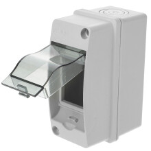 3Pcs White ABS Electrical Enclosure 2 Way Consumer Unit Breaker Box