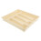 2Pcs Multi-Compartment Cutlery Storage Organizer Beige Plastic Tray 2