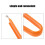2 Pcs Automotive Relay Tester Fuse Puller Extraction Tool Orange 4