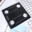 3Pcs Black Digital Body Scales Durable Accurate Bathroom Use 8