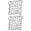 2Sets Elastisches Gepäcknetz Mit 6 Haken, -Ladungsnetz 5
