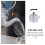 Small Aluminum Teapot with Handle Silver Heat Resistant Kettle 8