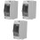 3Pcs White ABS Electrical Enclosure 2 Way Consumer Unit Breaker Box 5