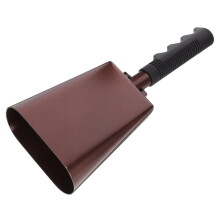 Cow Bell with Handle Loud Metal Ring for Farm Animals, Sports Events and Christmas Décor