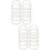 20Packs White Nylon Guitar Strings Acoustic Folk Replacement Kit 7