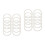 20Packs White Nylon Guitar Strings Acoustic Folk Replacement Kit 4