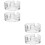 4Pcs Practical Glass Fermentation Lids Easy Grip Weights for Jars 6